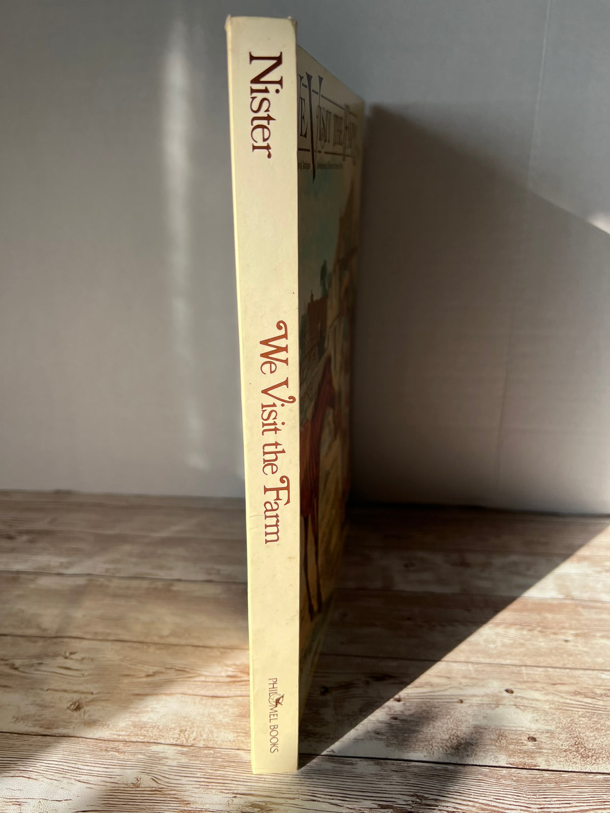 Nister We Visit the Farm Pop-Up Book 1989 Hardcover Farm Animals ISBN 039921724X