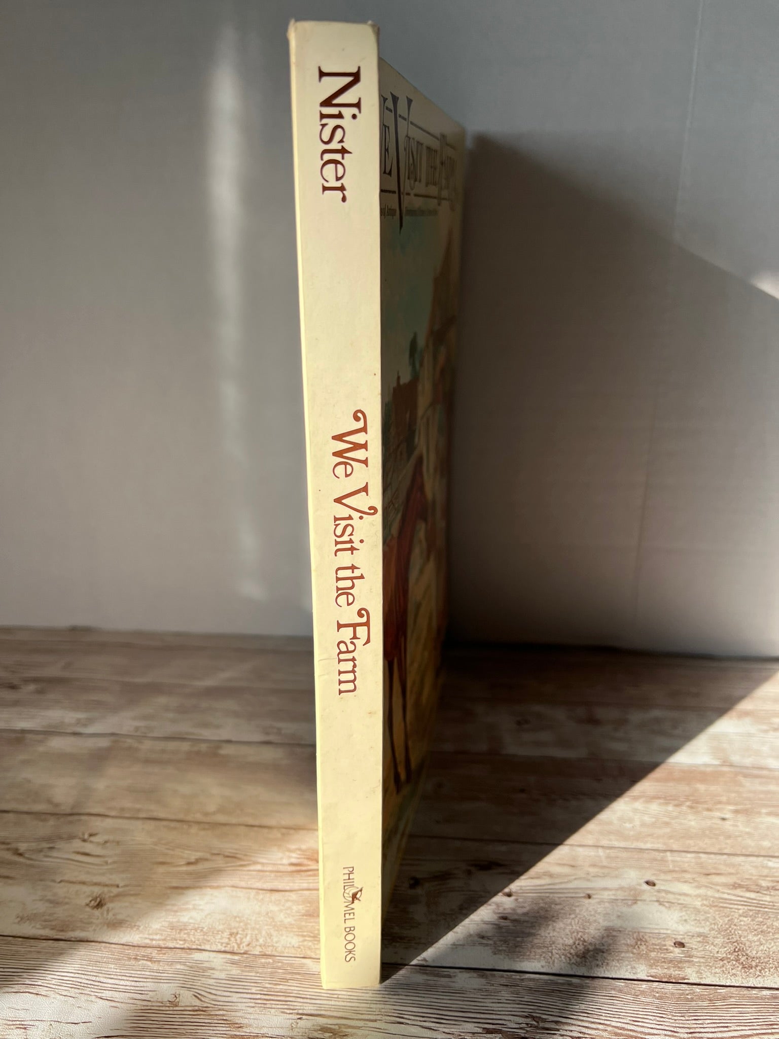 Nister We Visit the Farm Pop-Up Book 1989 Hardcover Farm Animals ISBN 039921724X