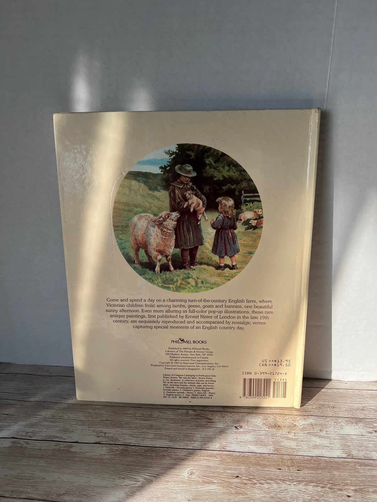 Nister We Visit the Farm Pop-Up Book 1989 Hardcover Farm Animals ISBN 039921724X