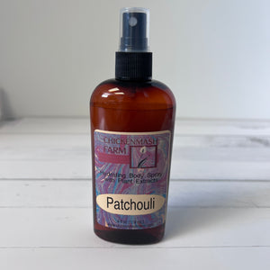 Patchouli botanical body mist chickenmash farm