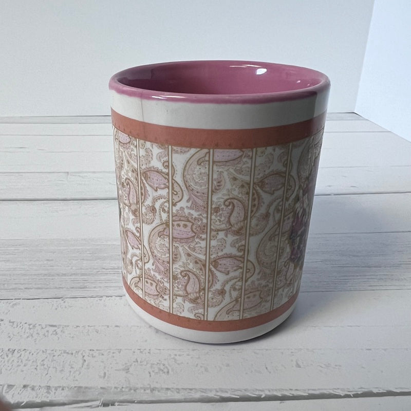 paisley coffee mug