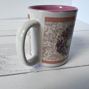 1980s mug with c shaped handle