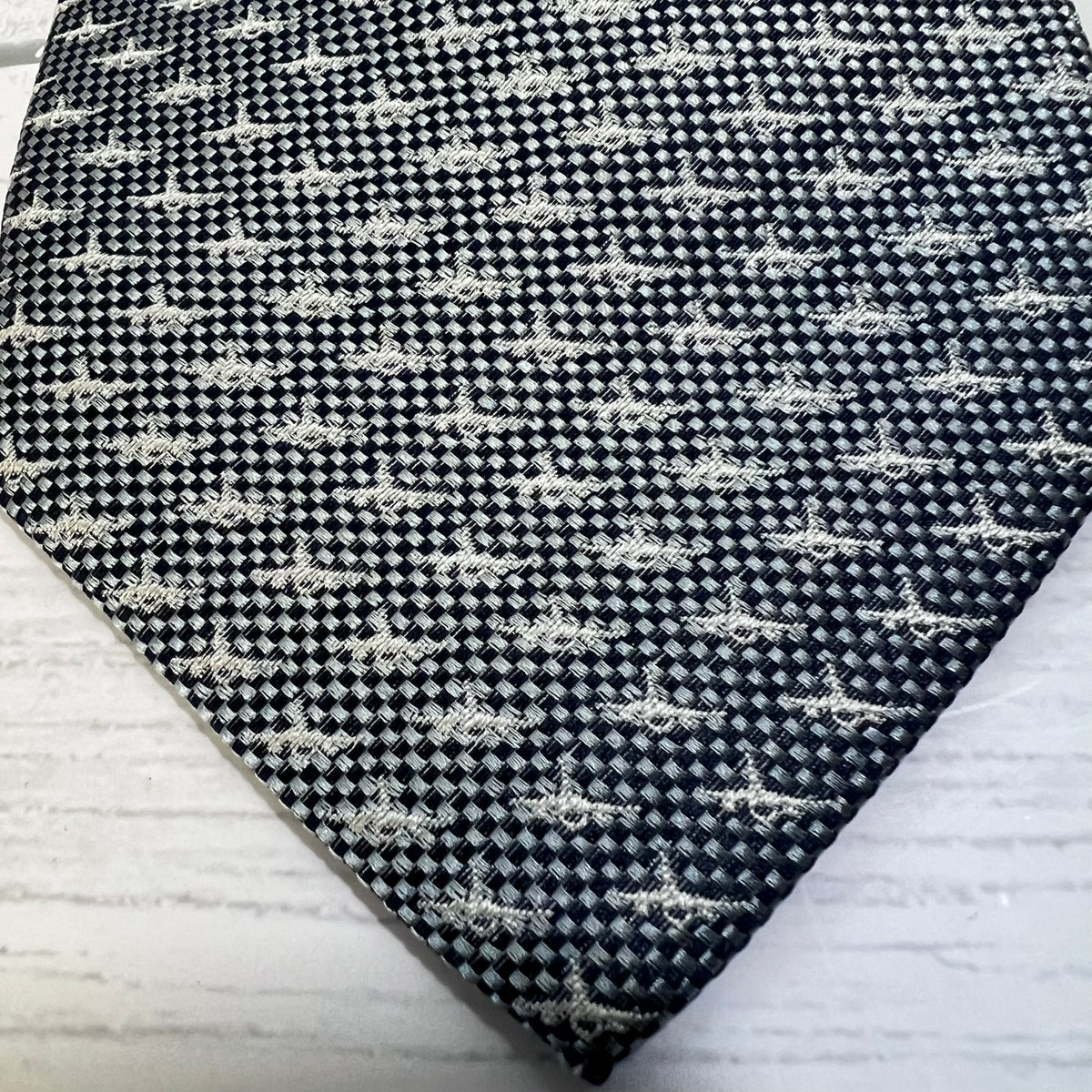 R.O.K. Air Force Silk Tie Jet Fighter Military Necktie