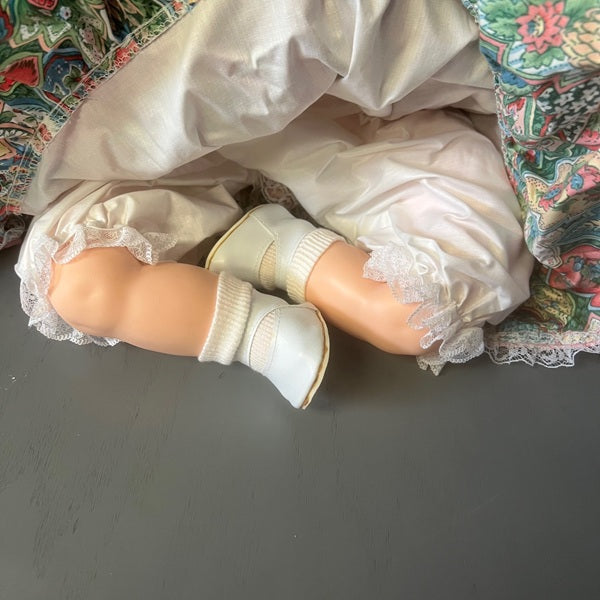 Robin Woods American Playmates 20" Baby Doll in Red Floral Dress