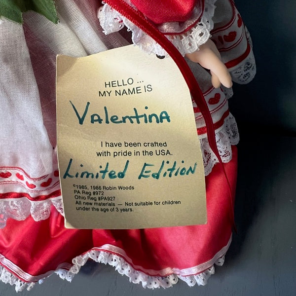 Robin Woods Valentina Limited Edition Doll 1989 Valentine Doll