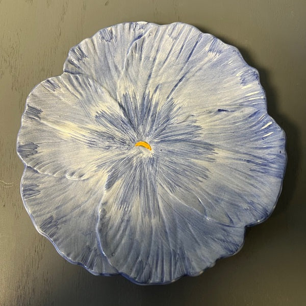 Seymour Mann Blue Flower Salad Dessert Plate 7.5in 1993