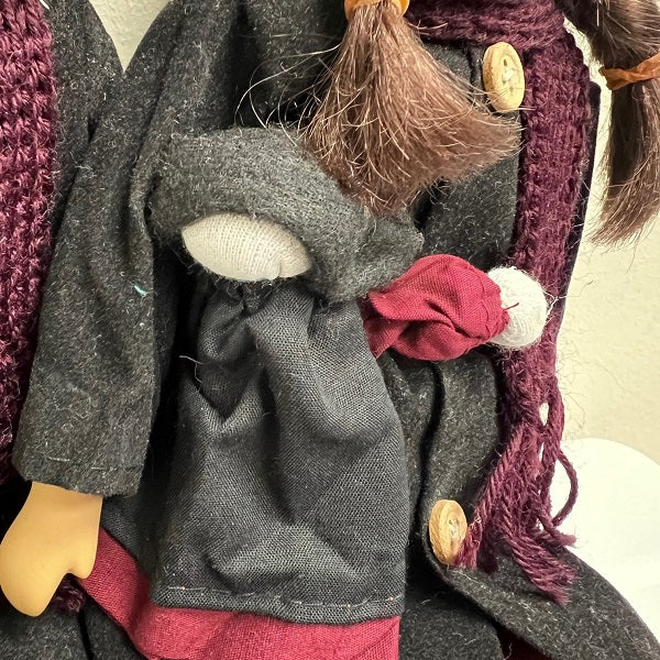 Springford Porcelain Boy and Girl Amish Dolls Set of 2 12in