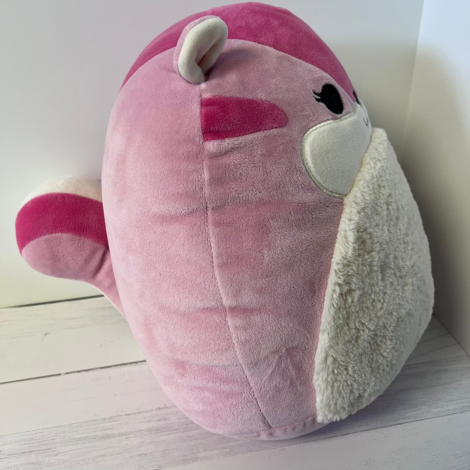 Squishmallows Dianalee the Pink Chipmunk Plush 11" Kellytoy Jazwares Cottagecore Squad