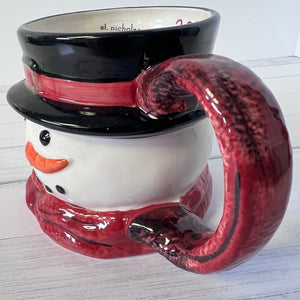 St. Nicholas Square Snowman Mug 2015 Yuletide Victorian