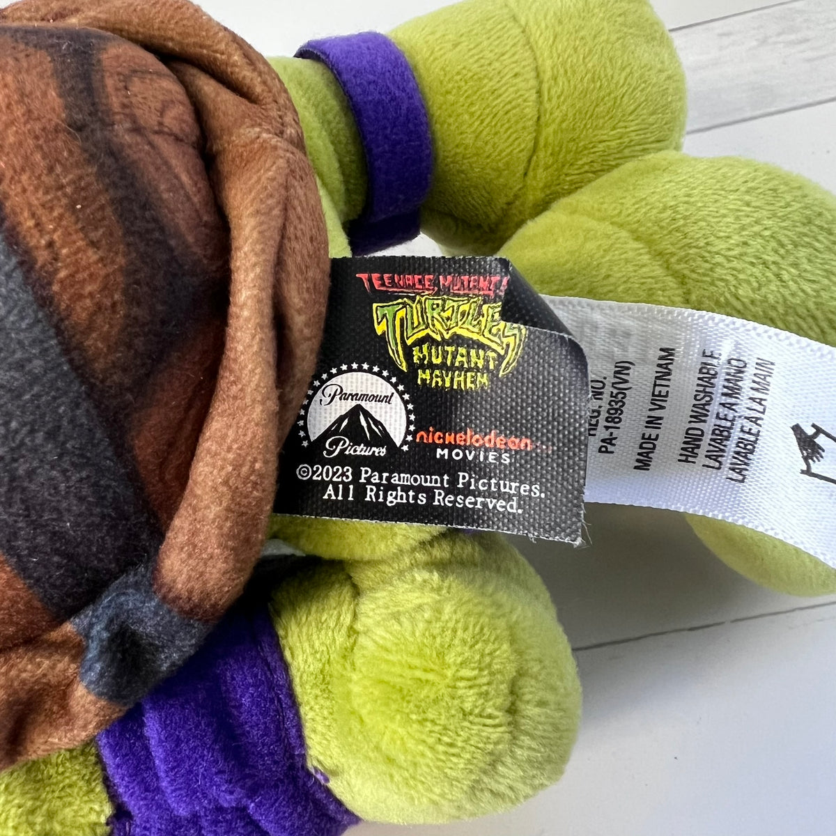 TMNT Donatello Plush 8 Inch Mutant Mayhem Mattel 2023