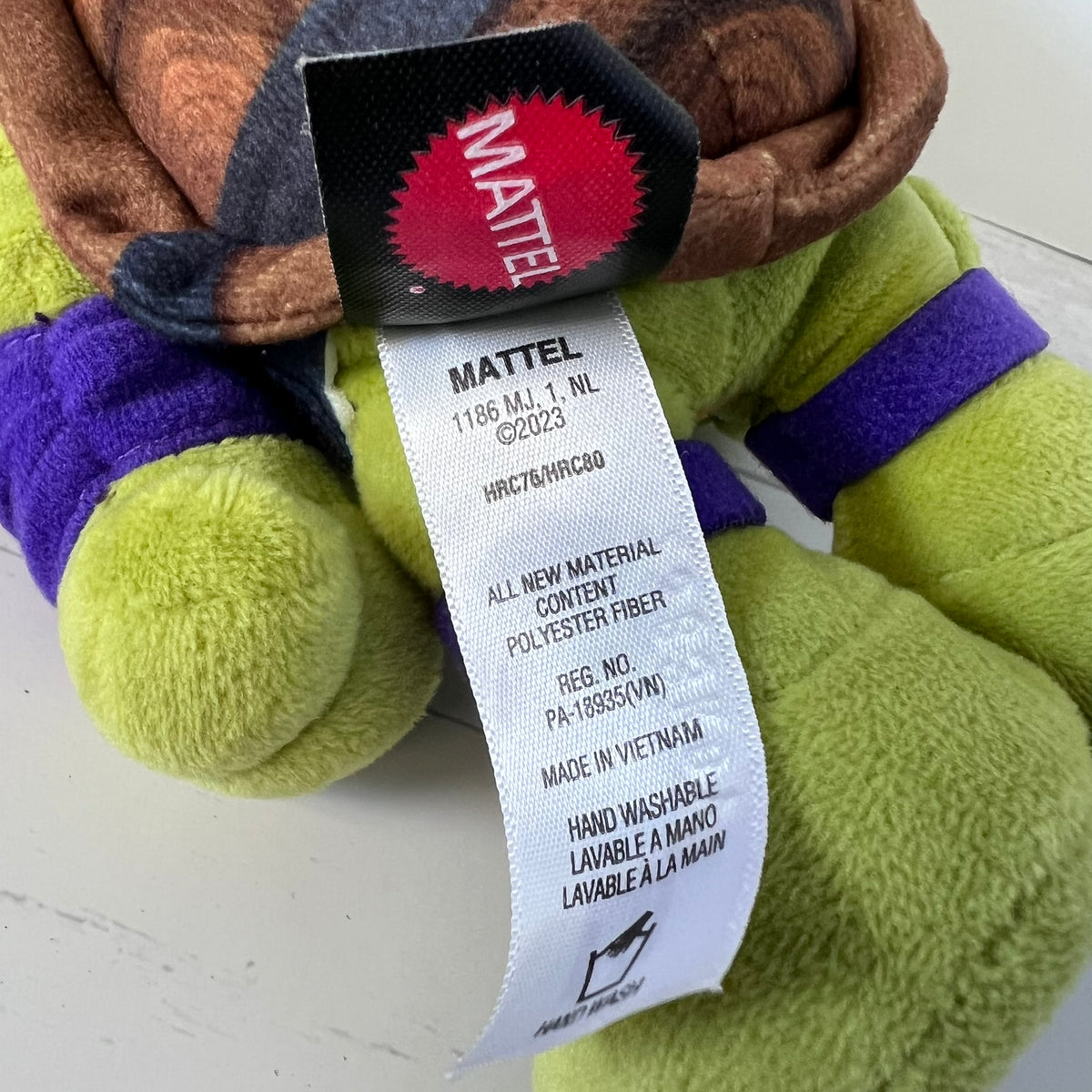 TMNT Donatello Plush 8 Inch Mutant Mayhem Mattel 2023