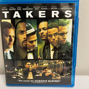 Takers Blu ray DVD Home Movie PG-13