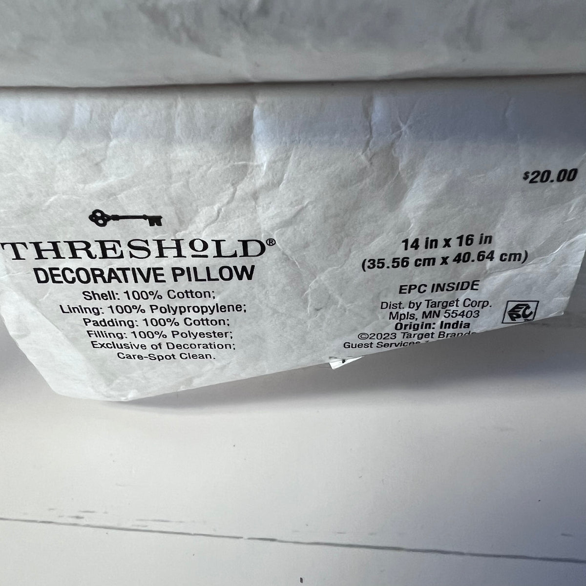 Target Threshold Bunny Rabbit Decorative Pillow Floral Quilted Cottagecore Easter 2023