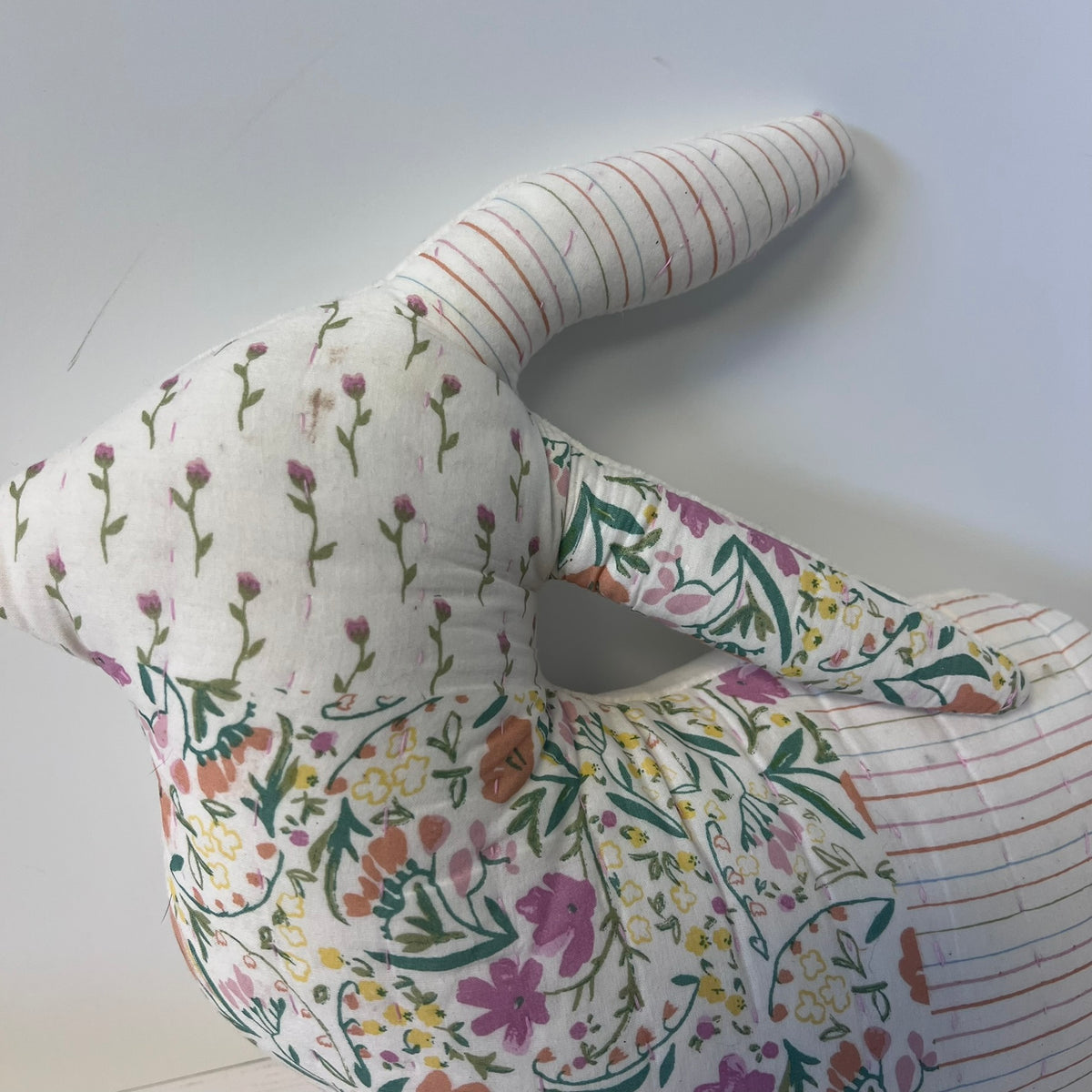Target Threshold Bunny Rabbit Decorative Pillow Floral Quilted Cottagecore Easter 2023