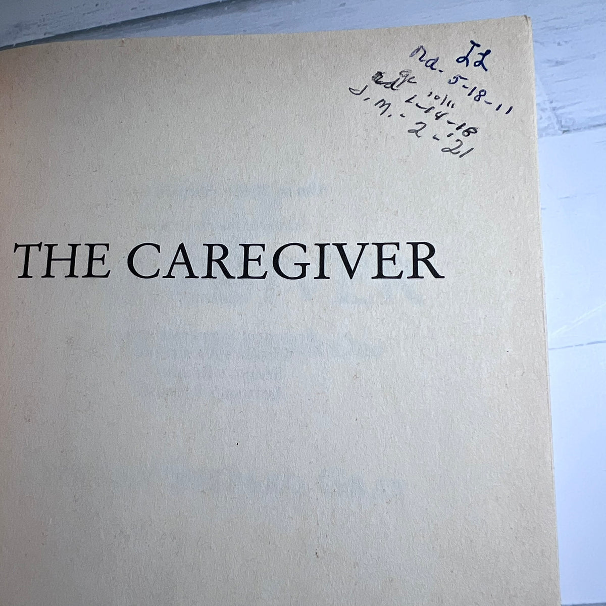The Caregiver by Shelley Shepard Gray Paperback First Edition Families of Honor Book 1