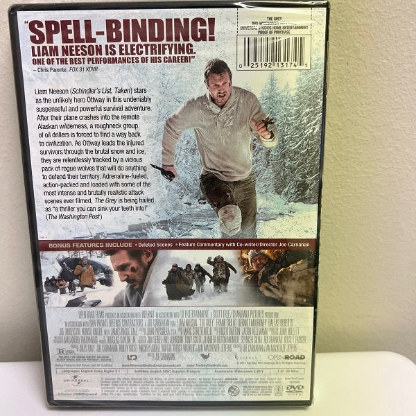 The Grey Liam Neeson DVD Sealed Movie