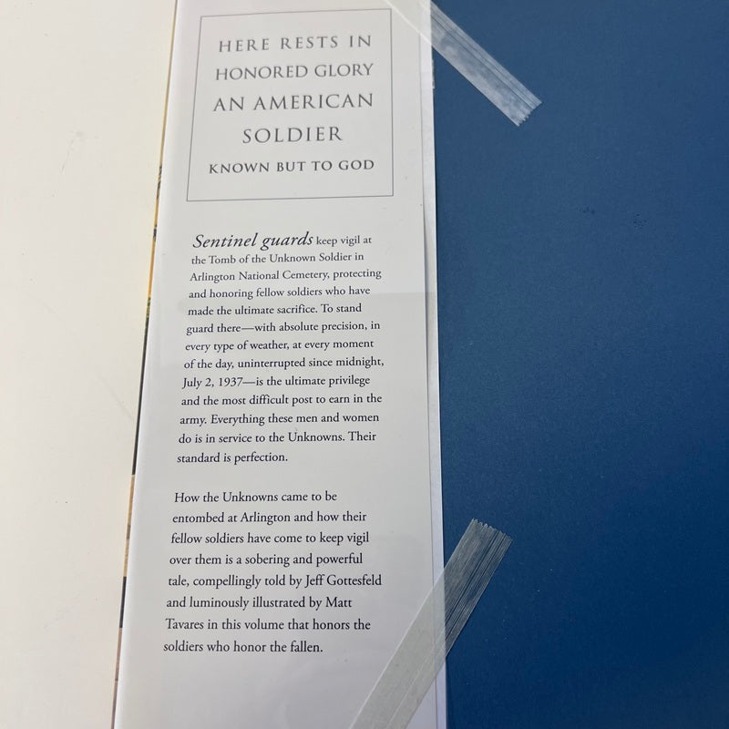 Book with text on a blue background