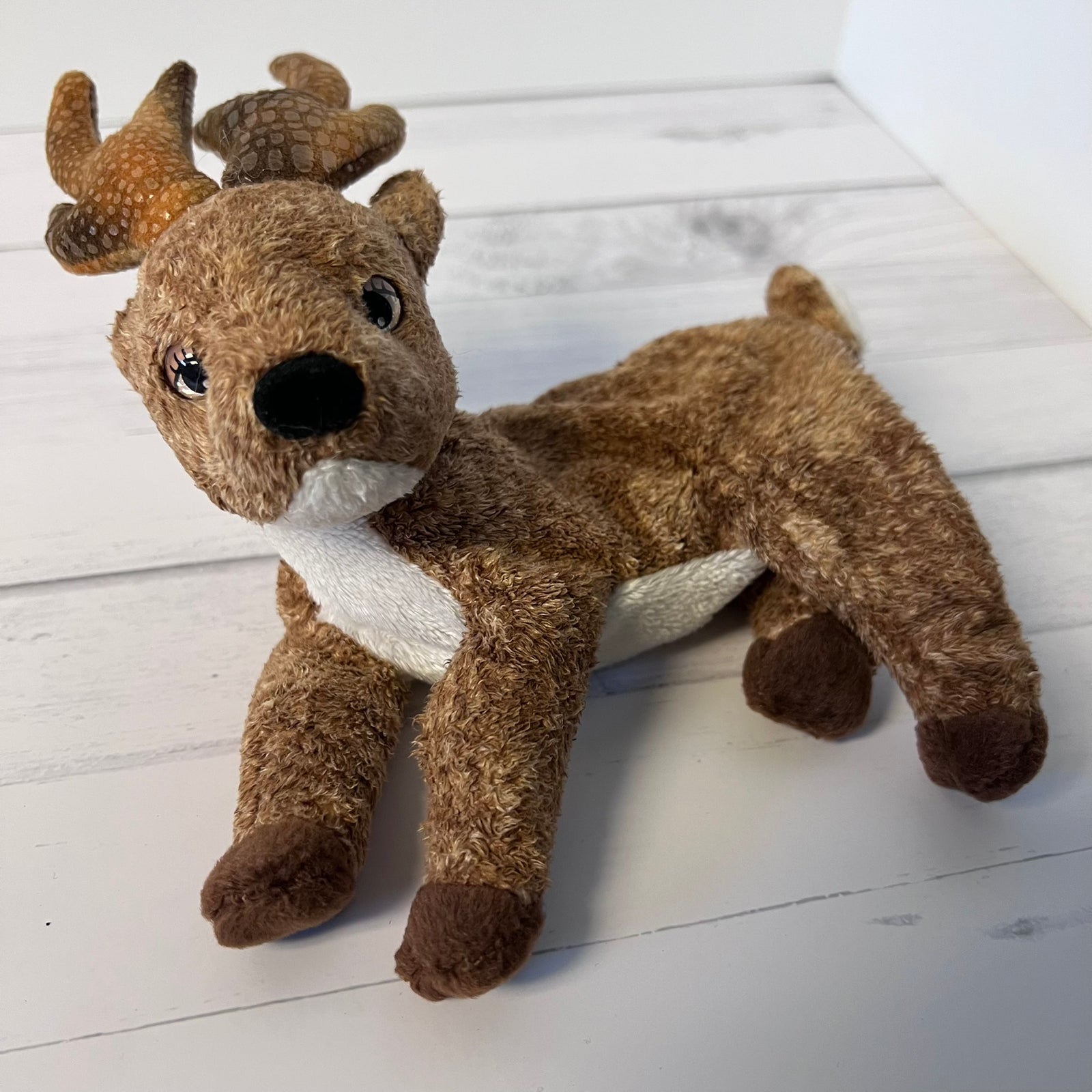 Ty Beanie Baby Roxie the Reindeer Plush 2000 Retired Black Nose Variant