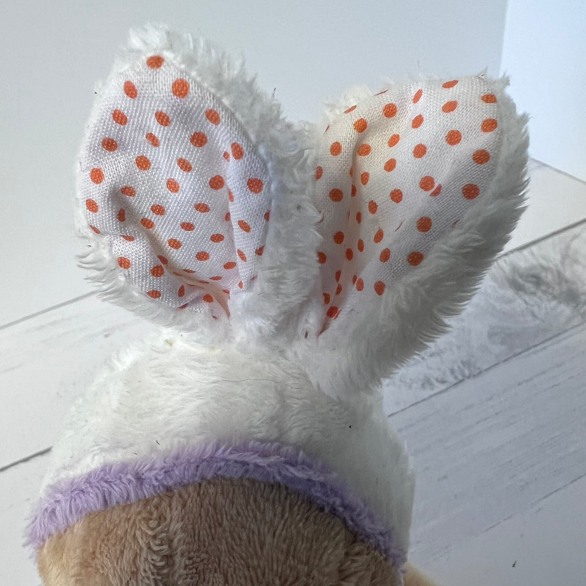 Ty Beanie Baby Springston the Bear Easter Bunny Costume Plush 2007