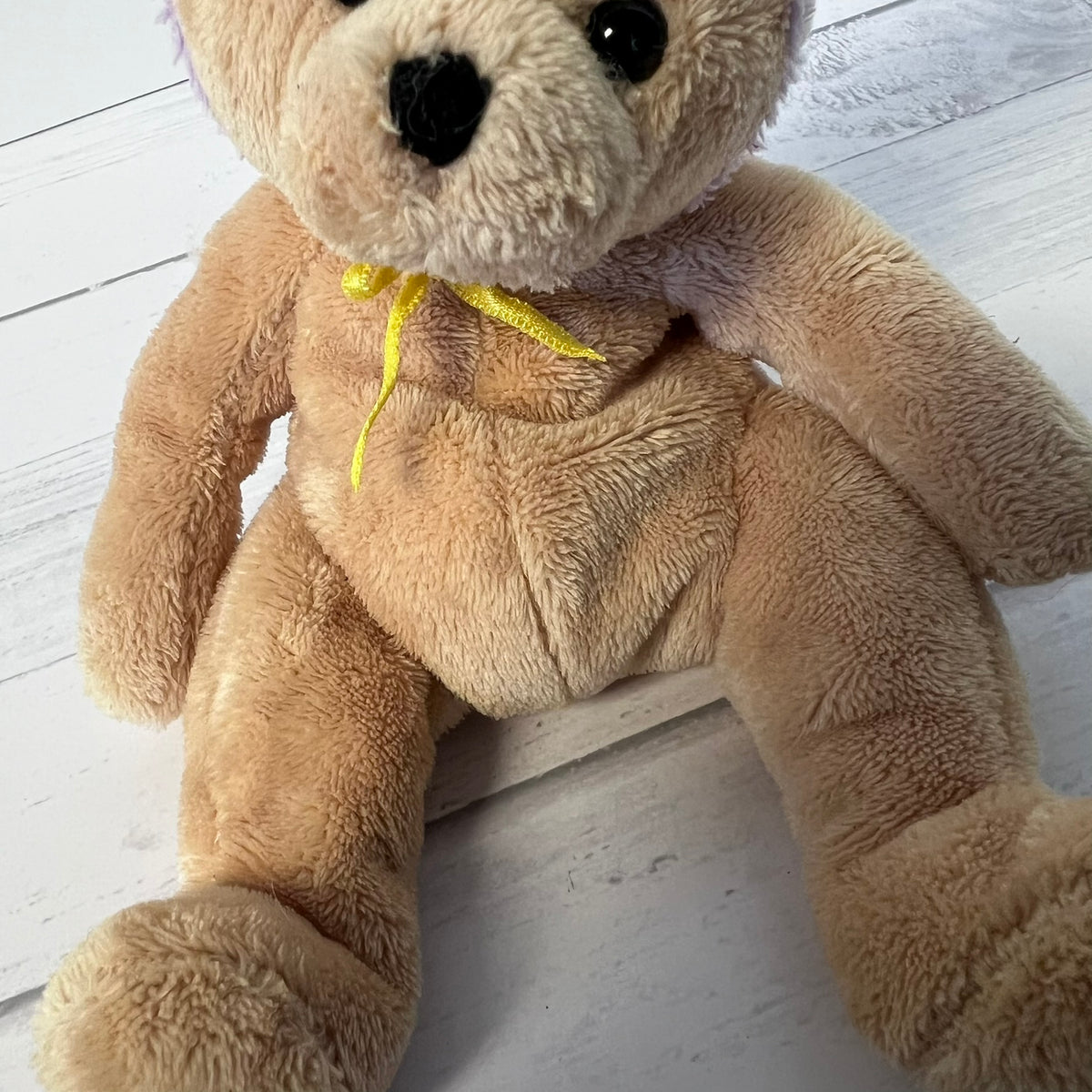 Ty Beanie Baby Springston the Bear Easter Bunny Costume Plush 2007