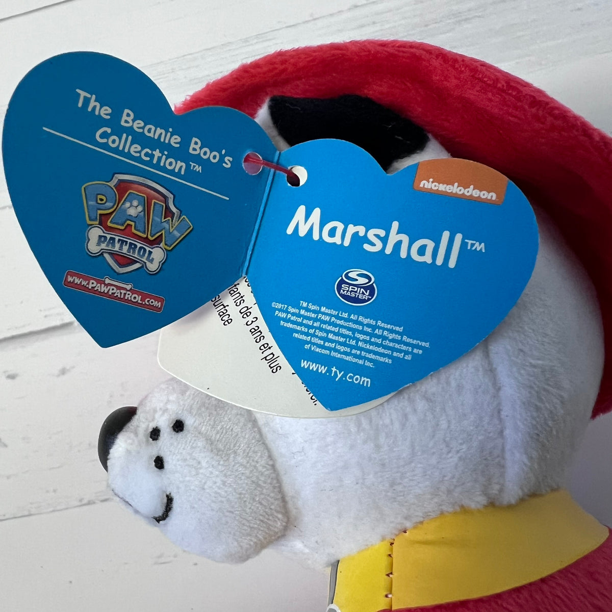 Ty Beanie Boo's Marshal Paw Patrol Plush With Tags