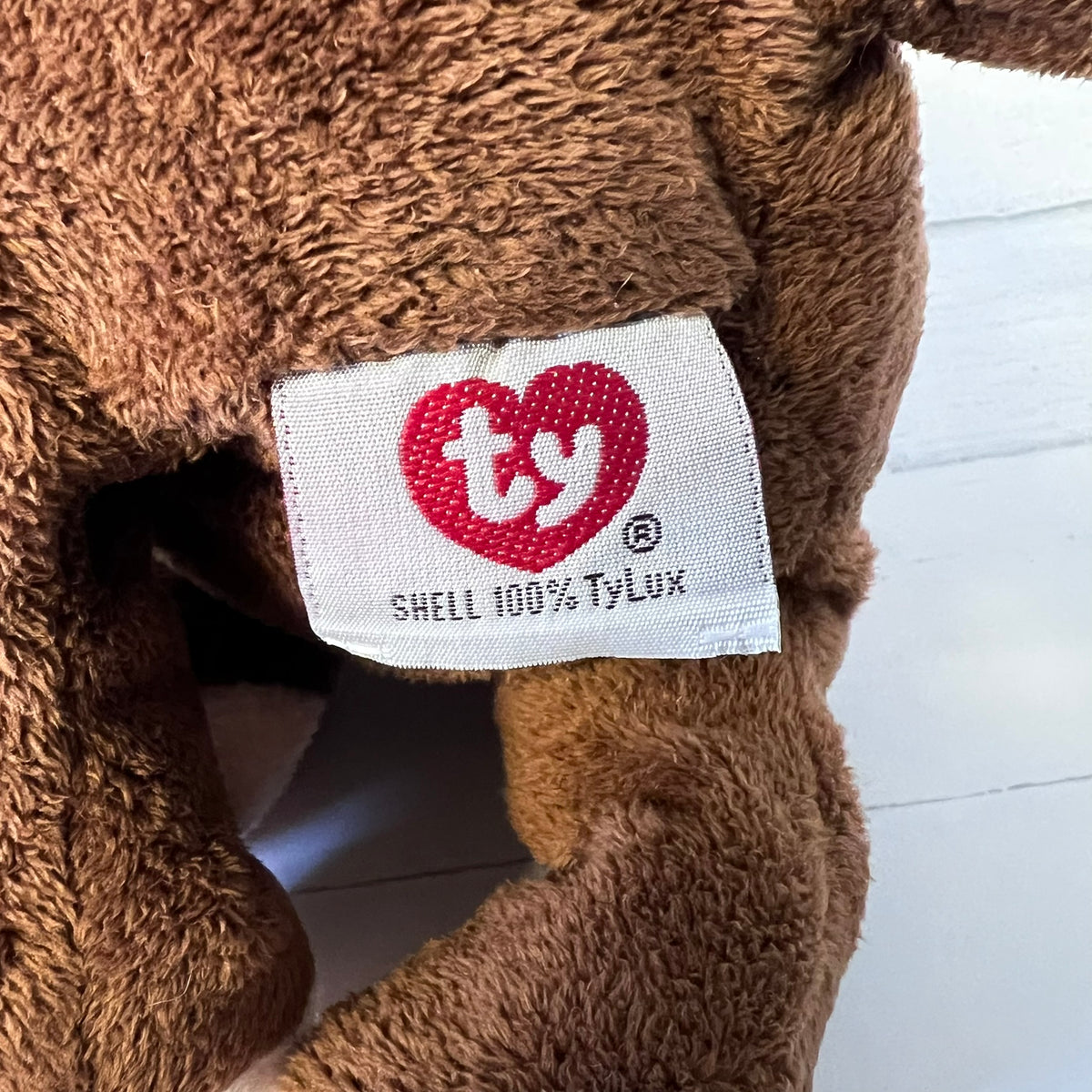 Ty Pluffies Lumpy the Moose Plush 2003 13" TyLux Stuffed Animal