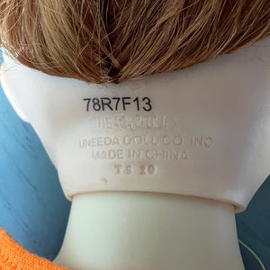 Uneeda Doll Hard Plastic Wispy Walkers Doll Vintage 26 inch Red Hair Doll 