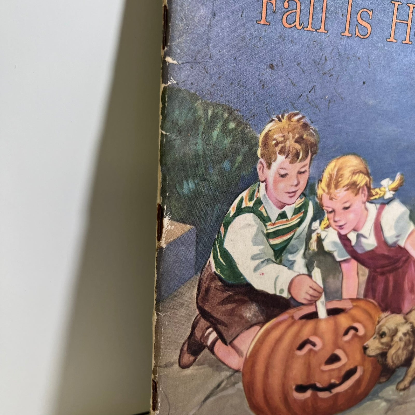 Vintage 1948 Fall Is Here Bertha Morris Parker Children's Book Educational 