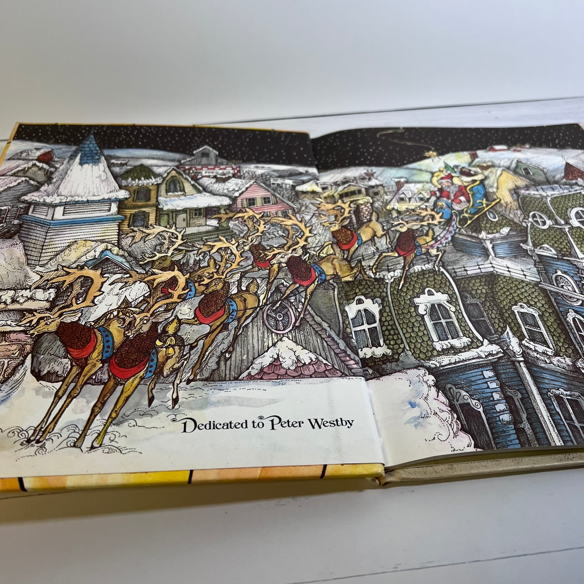Vintage 1975 Silver Spurs Santa's Smallest Brightest Elf Hardcover First Edition Book