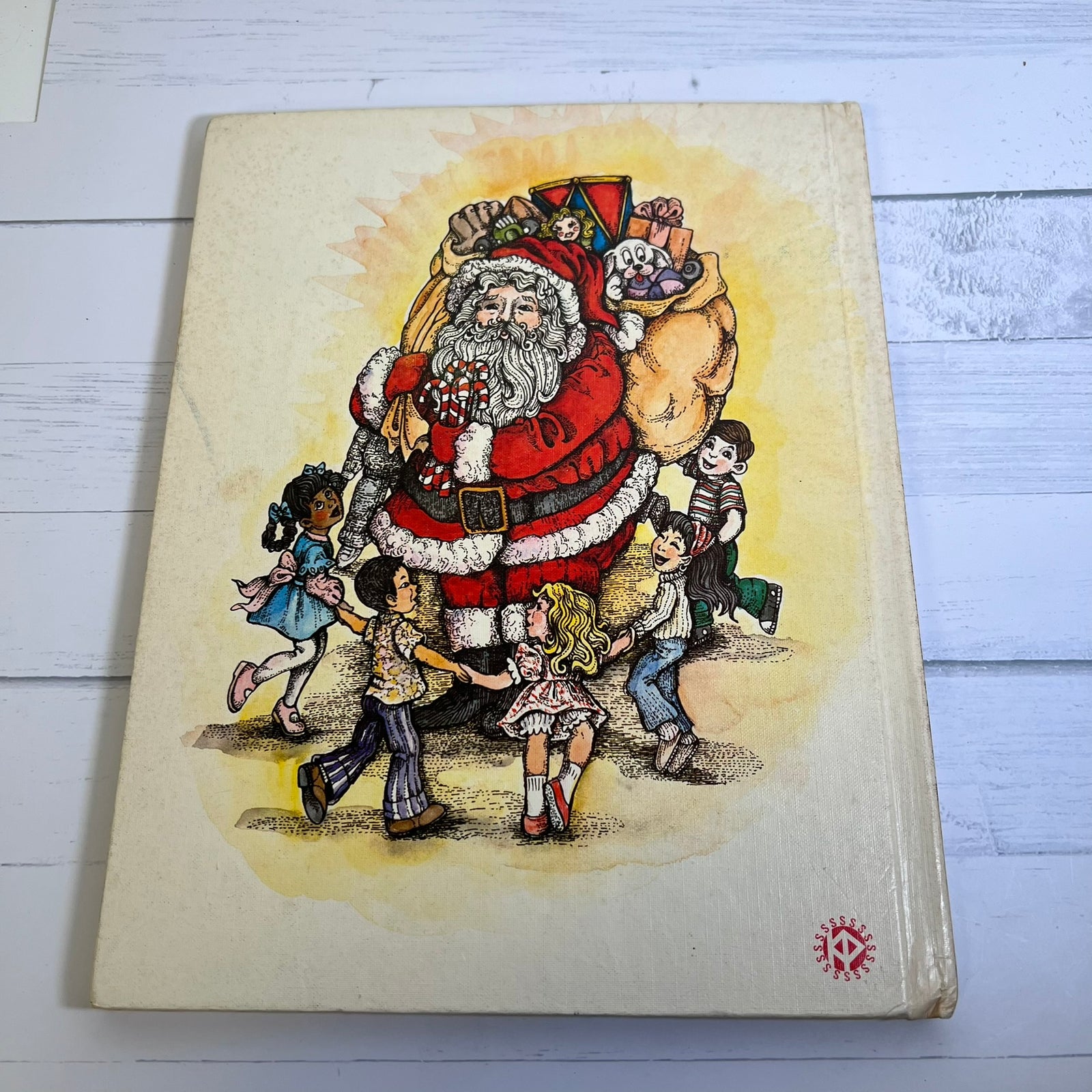 Vintage 1975 Silver Spurs Santa's Smallest Brightest Elf Hardcover First Edition Book
