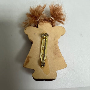 Vintage Diana Zufall Design Angel Brooch April