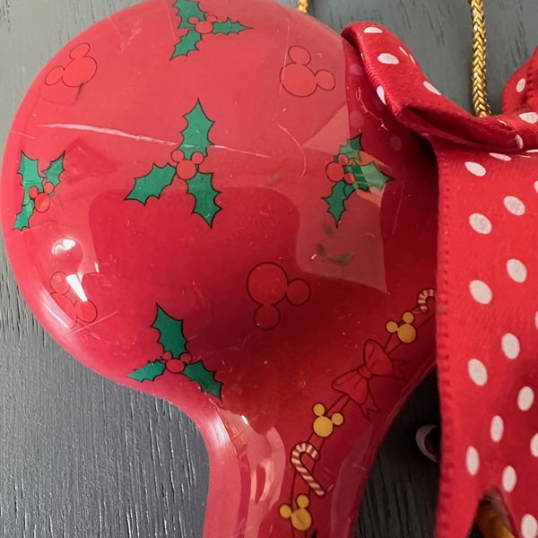 Vintage Disney Ornament Mickey Mouse Ears with Pluto Hanging Ornament