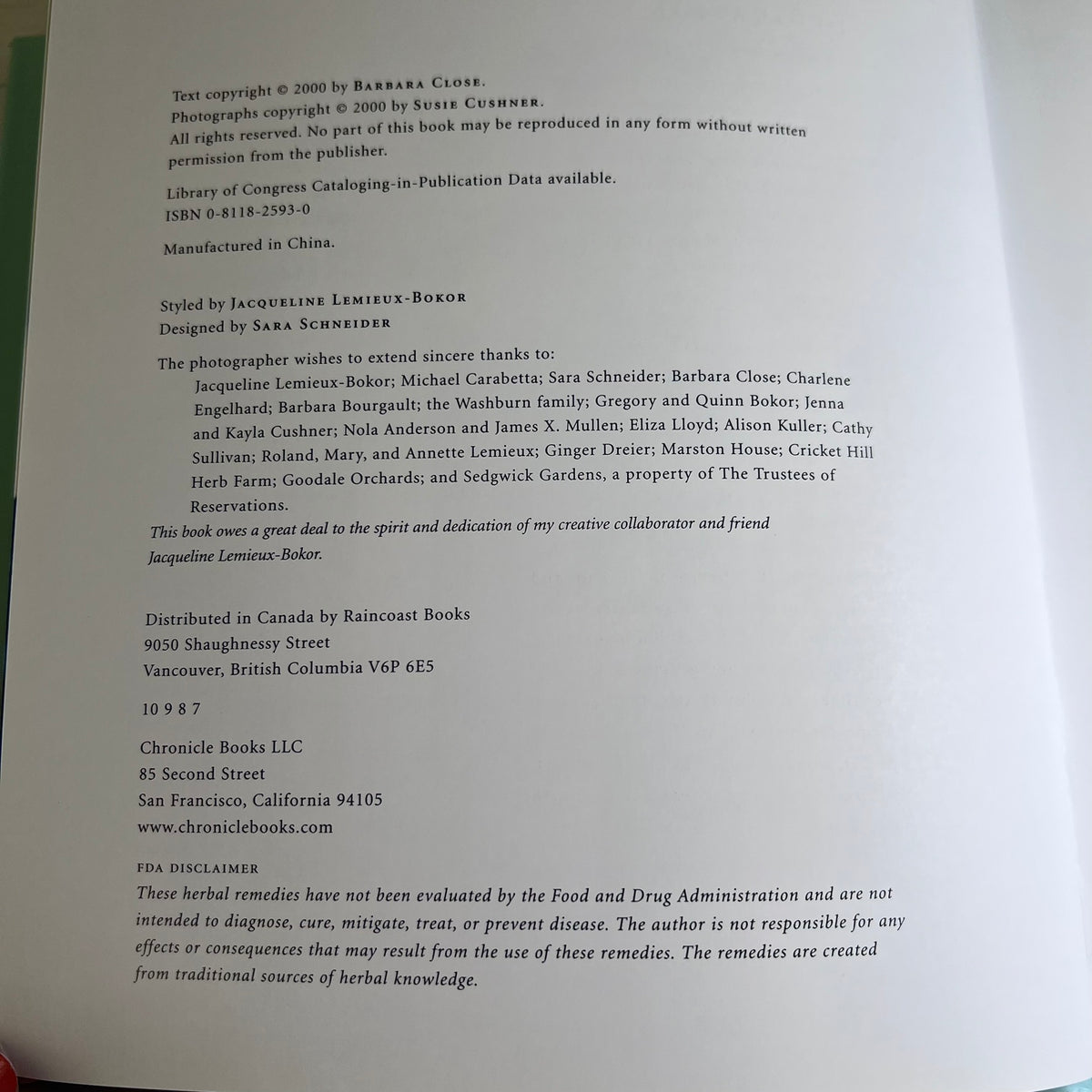 Well Being by Barbara Close Hardcover Book Photography by Susie Cushner