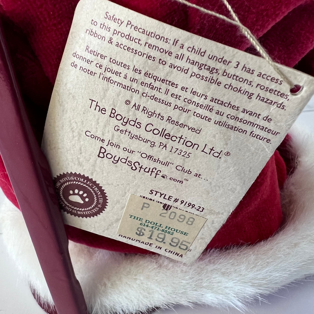 boyds bear style #9199-23
