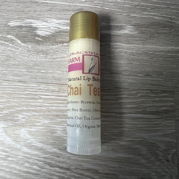 Chai Tea Luxury Lip Balm - Organic Tea & Cinnamon Lip Treatmentai Tea Lip Balm