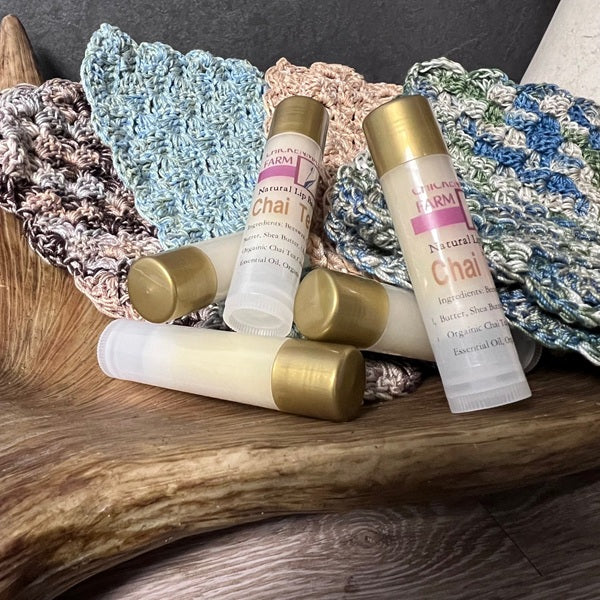 Chai Tea Luxury Lip Balm - Organic Tea & Cinnamon Lip Treatmentai Tea Lip Balm