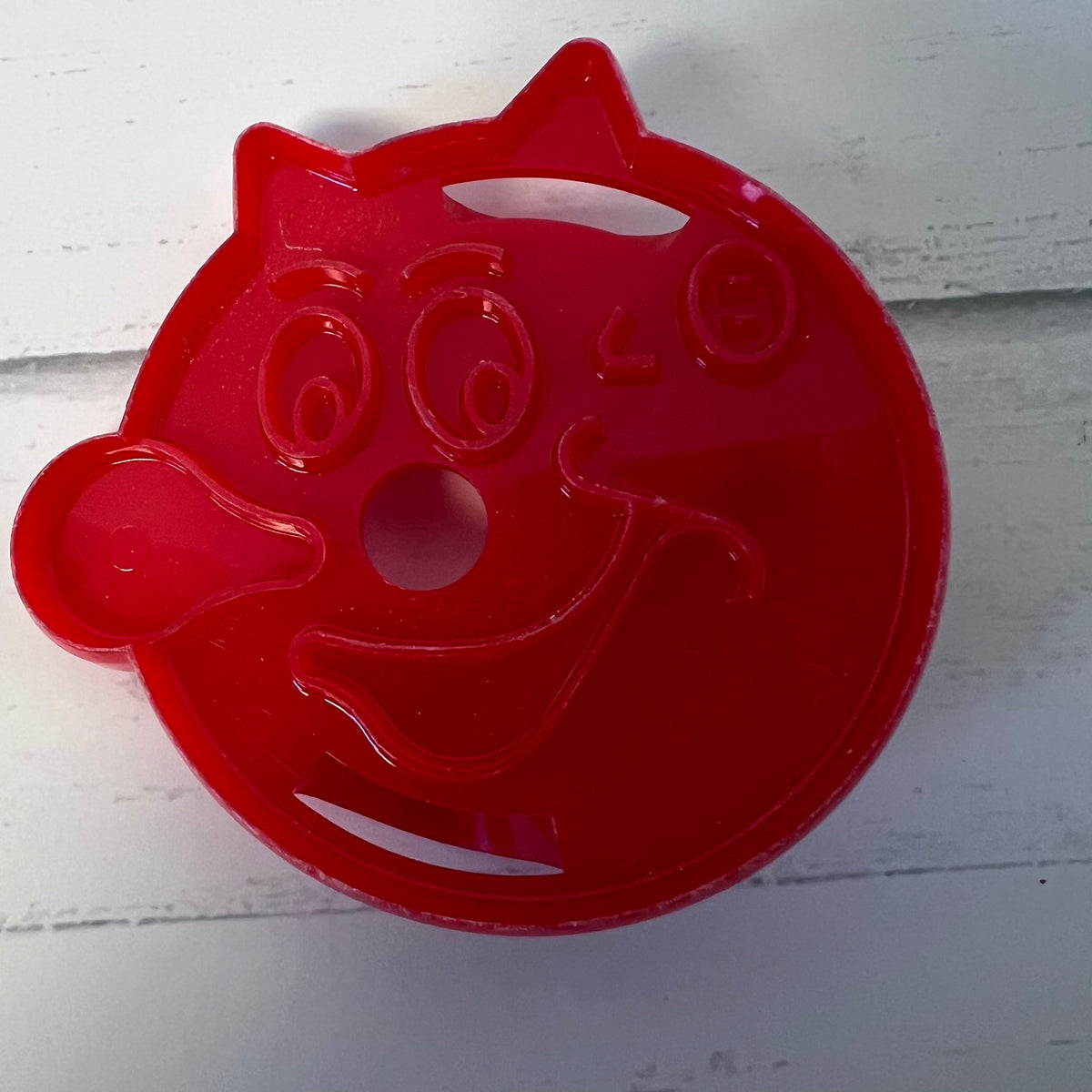 Vintage Reddy Kilowatt Cookie Cutter Red Plastic Electric Utility Mascot USA