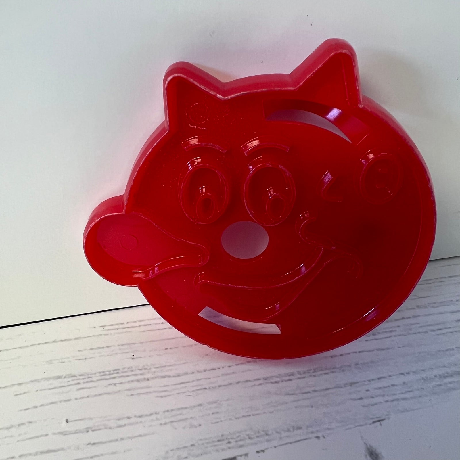 Vintage Reddy Kilowatt Cookie Cutter Red Plastic Electric Utility Mascot USA