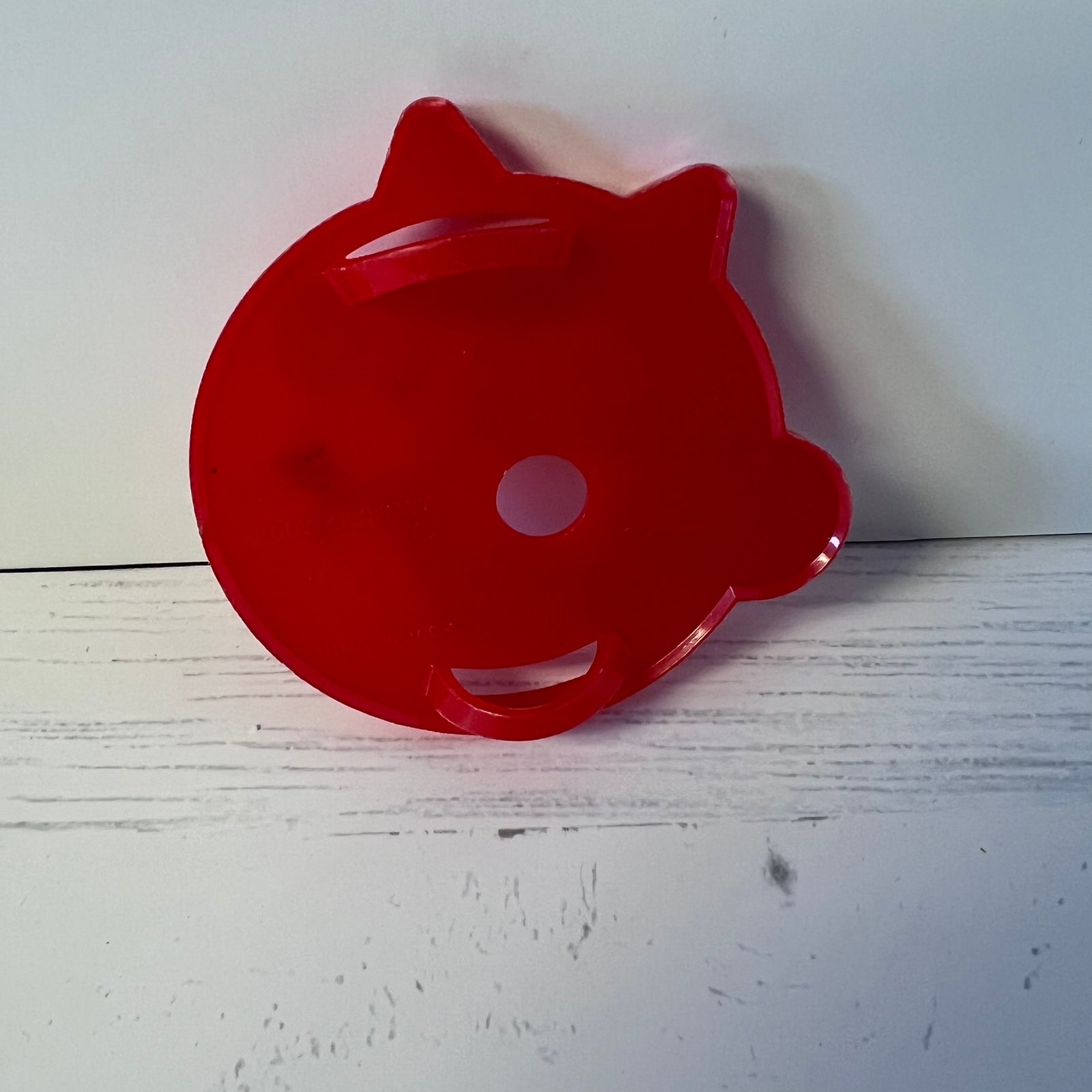 Vintage Reddy Kilowatt Cookie Cutter Red Plastic Electric Utility Mascot USA