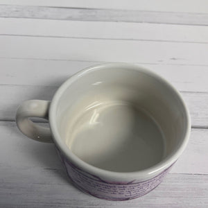 white ceramic soup mug inside view