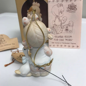 1987 Porcelain Precious Moments Waddle I Do Without You Ornament