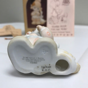 1987 Porcelain Precious Moments Waddle I Do Without You Ornament