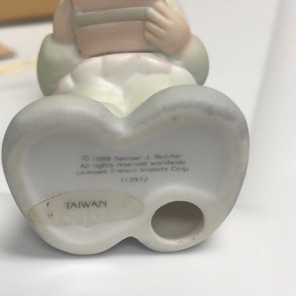 1988 Precious Moments God Sent You Just In Time Ornament