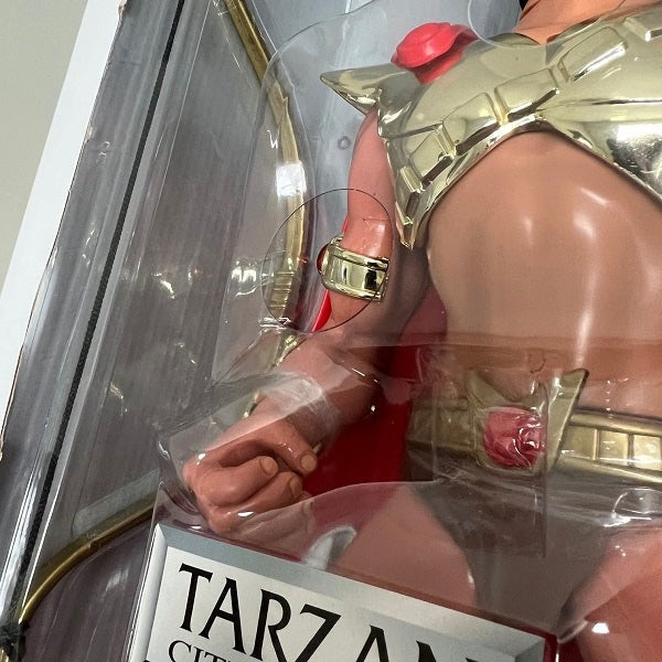 1995 Tarzan Epic Adventures 15in Tarzan Jungle King Action Figure NOS Disks