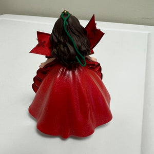 1997 Hallmark Holiday Barbie Ornament Red Dress