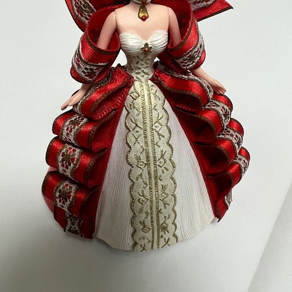 1997 Hallmark Holiday Barbie Ornament Red Dress