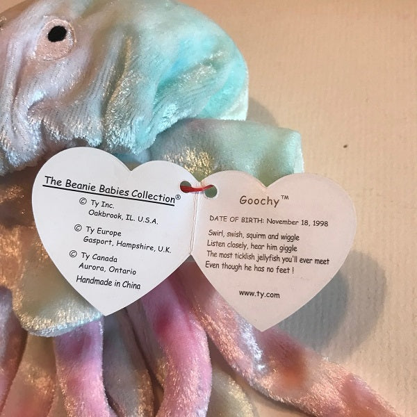 1998 beanie baby goochy the jellyfish