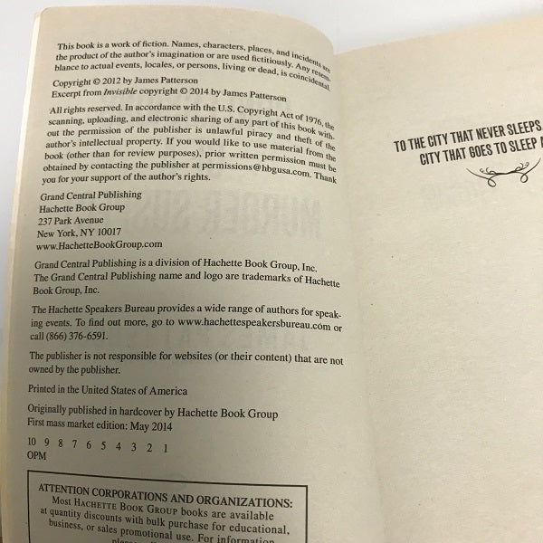 James Patterson Confessions Of A Murder Suspect Paperback