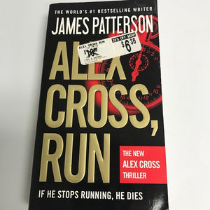 Alex Cross Run James Patterson Paperback Book