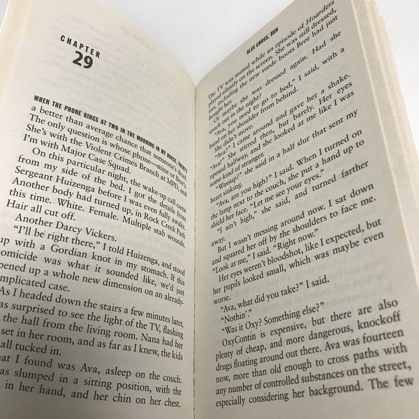 Alex Cross Run James Patterson Paperback Book